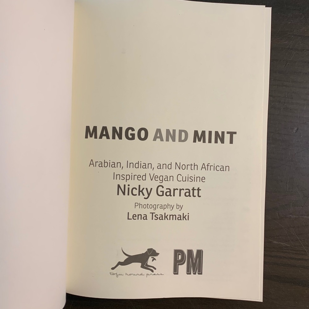 Mango & Mint Nicky Garratt Vegan Cookbook Arabian Indian North African Cuisine - Picture 9 of 16
